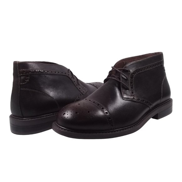 Dunham Men's NEW Gavin-Dun Brown Wingtip Round Toe Leather Chukka Boot Size 8 4E - Picture 12 of 12